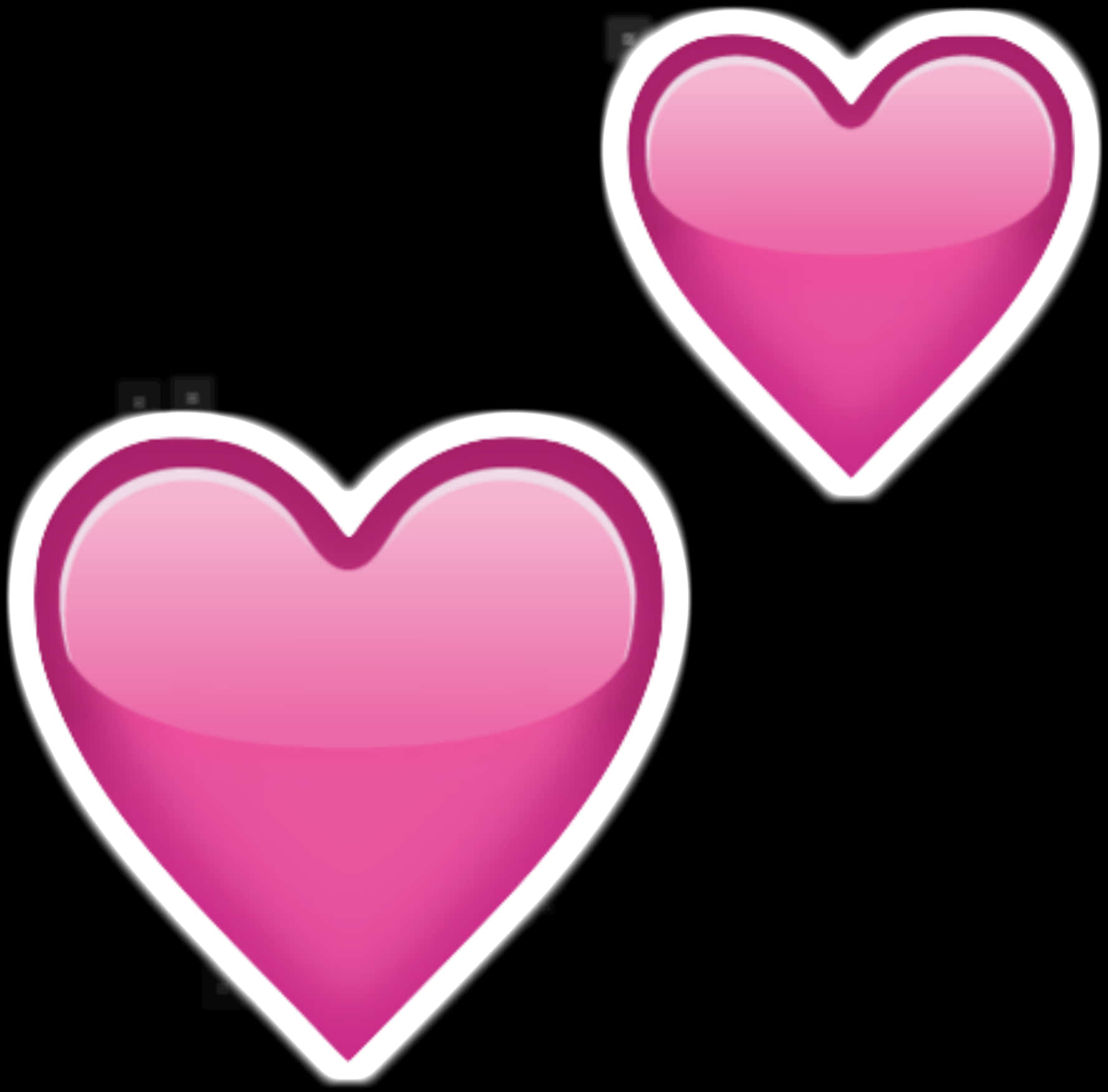 Pink_ Gradient_ Hearts_ Vector