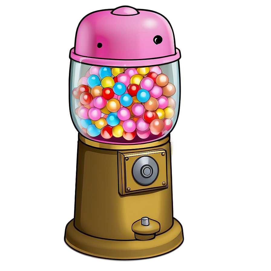 Pink Gumball Machine Png Hsp1