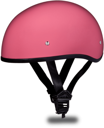 Pink Half Shell Motorcycle Helmet