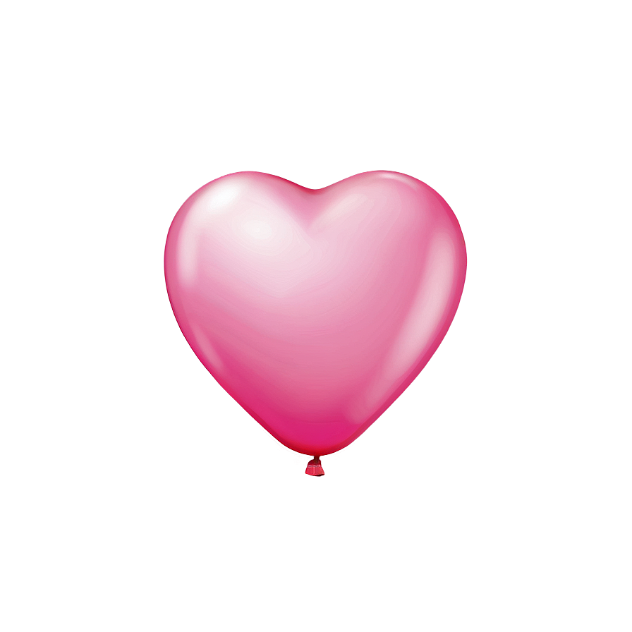 Pink Heart Balloon Png Kqe