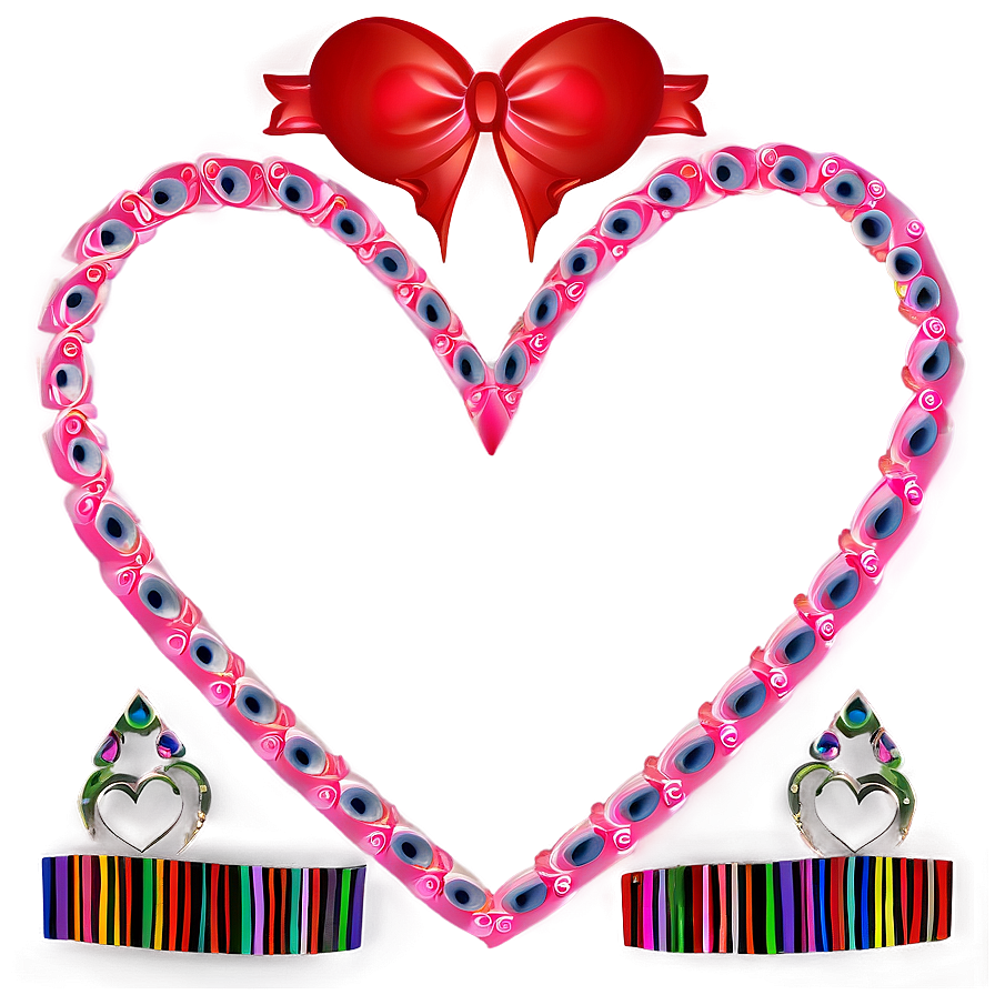 Pink Heart Border Png 69