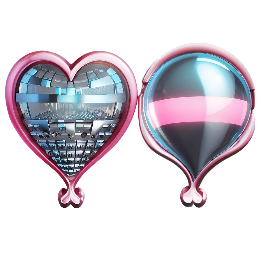 Pink Heart Bubble Png Iwx68