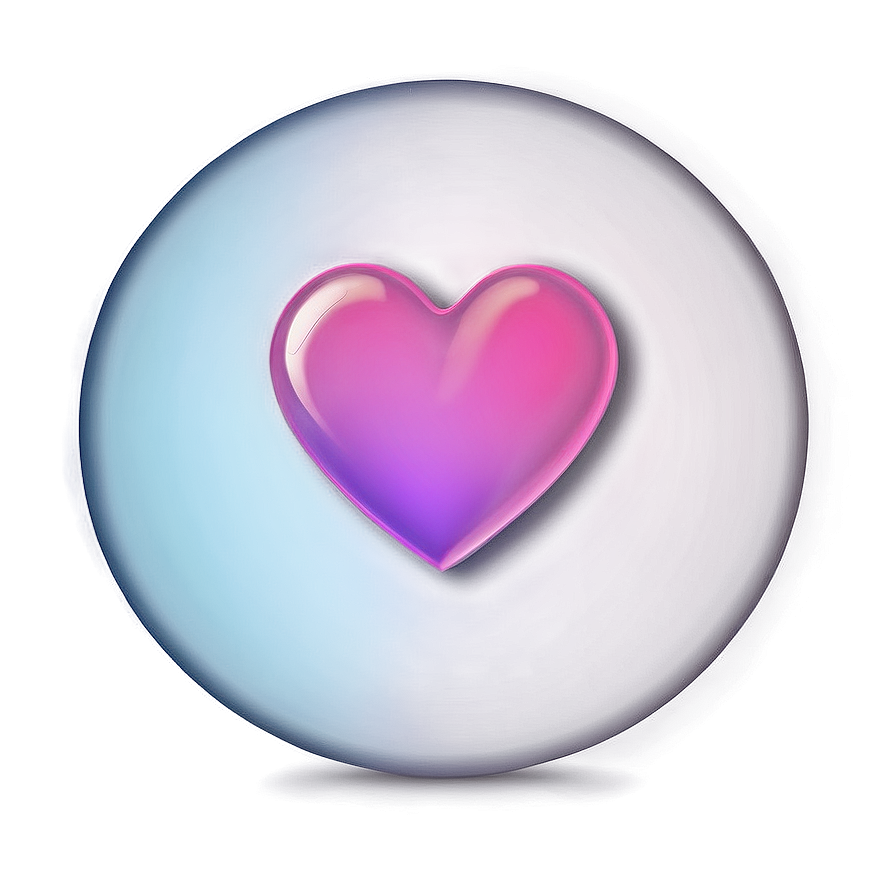 Pink Heart Emoji Artwork Png Ioa