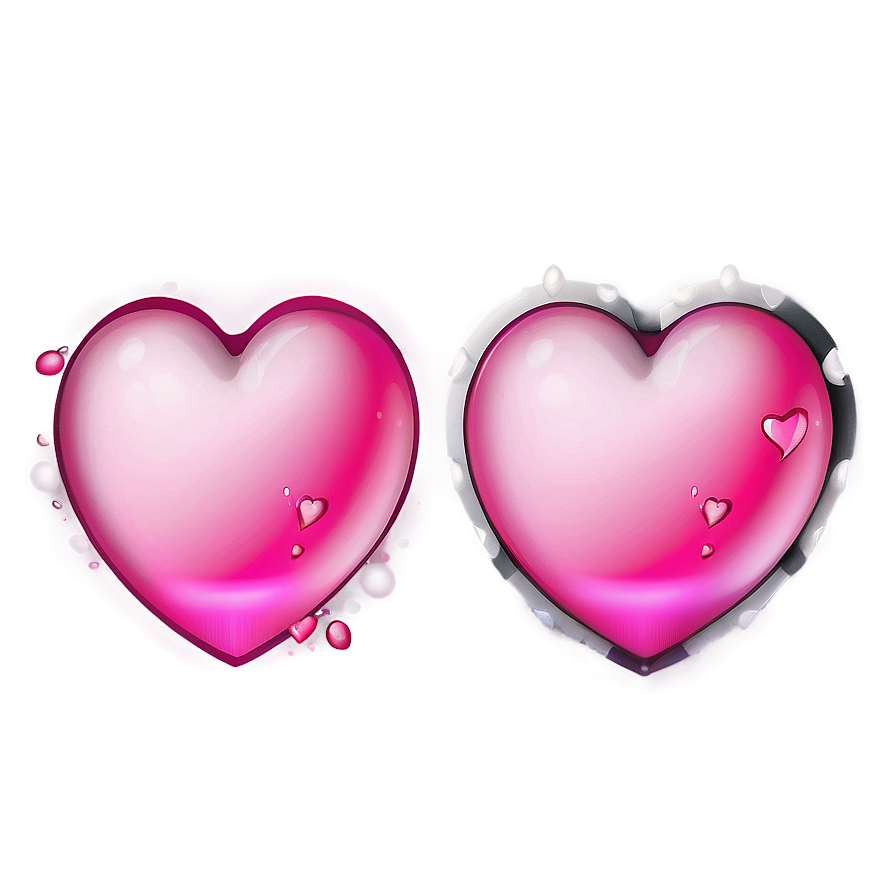 Pink Heart Emoji Background Png 06262024