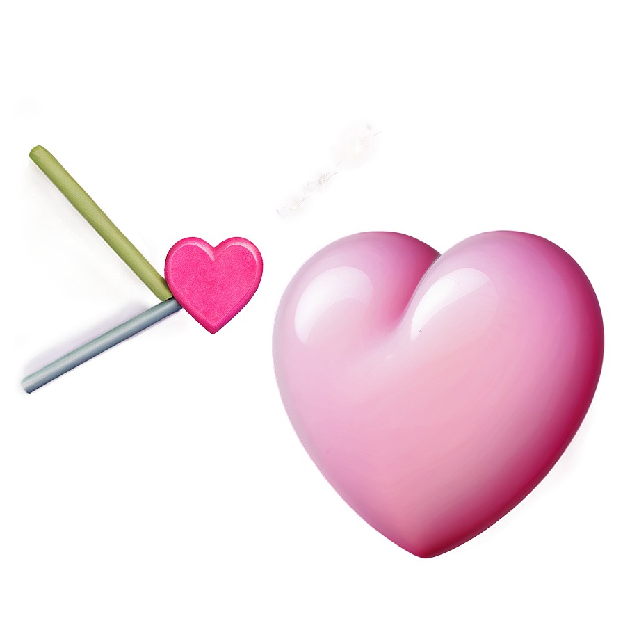 Pink Heart Emoji In Love Png Xbg