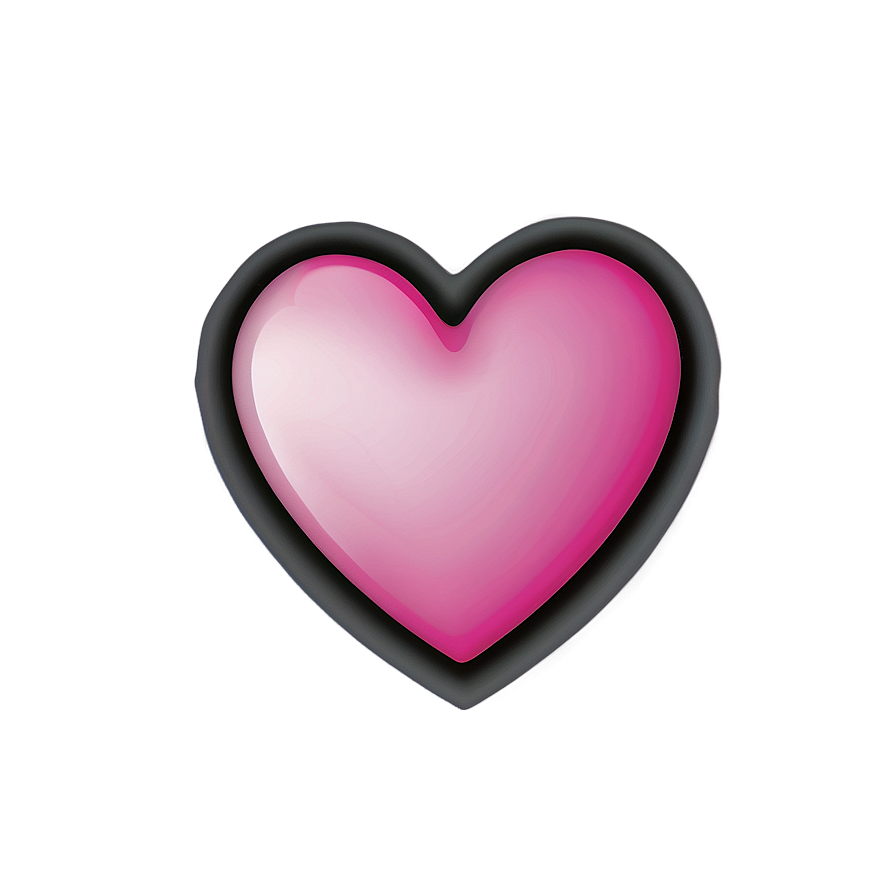 Pink Heart Emoji Png 26