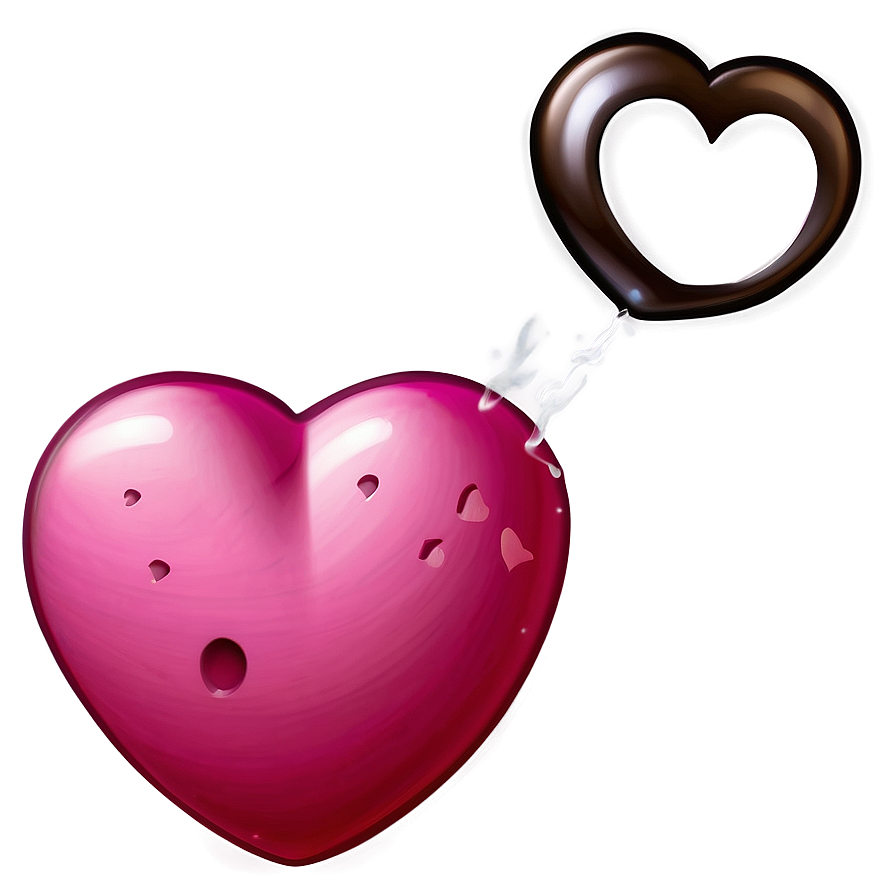 Pink Heart Emoji Sticker Png 11