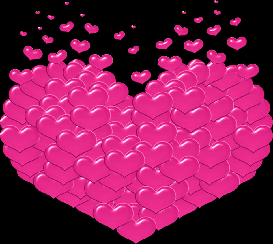 Pink Heart Explosion