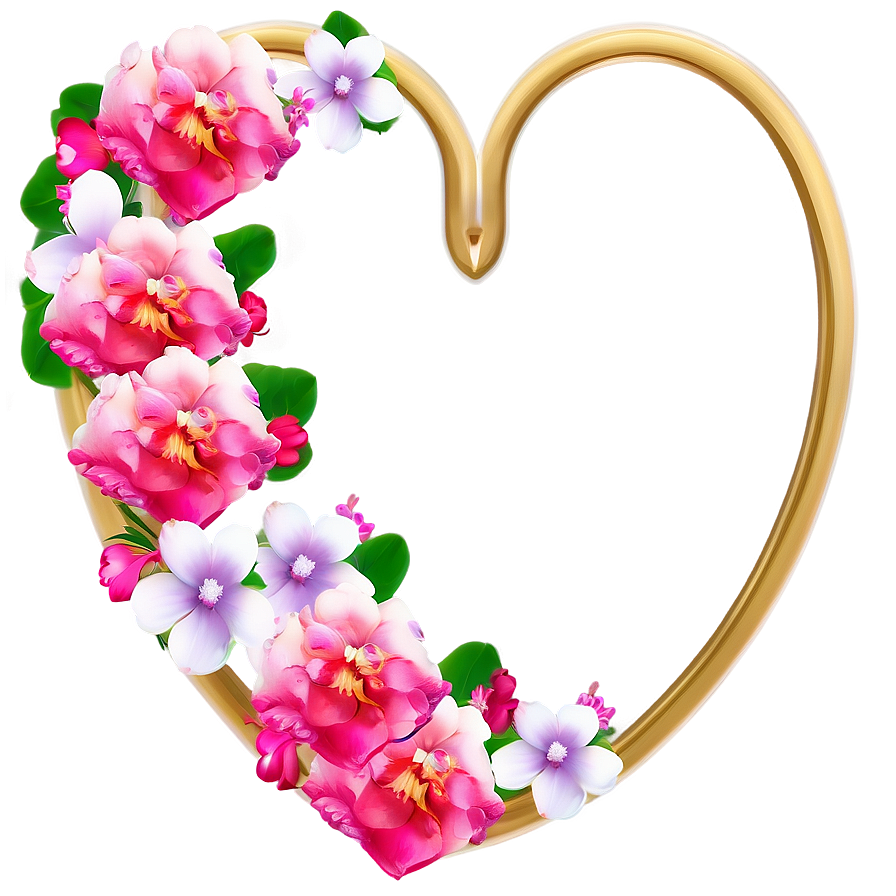 Pink Heart Frame Png Ynp70