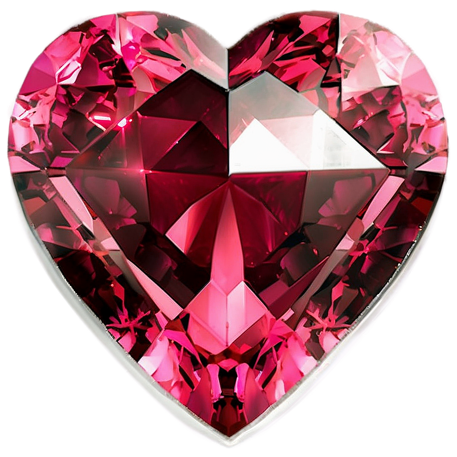 Pink Heart Gemstone Png Rdq48