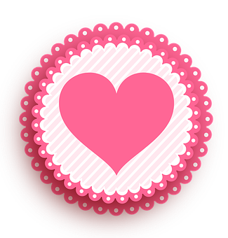 Pink Heart Graphic Design