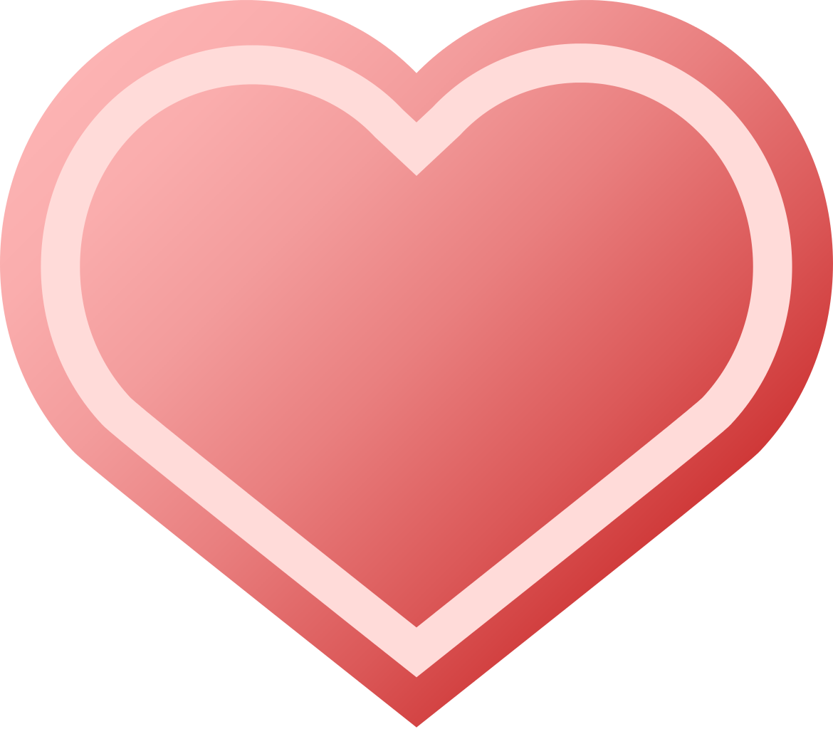 Pink Heart Icon Graphic