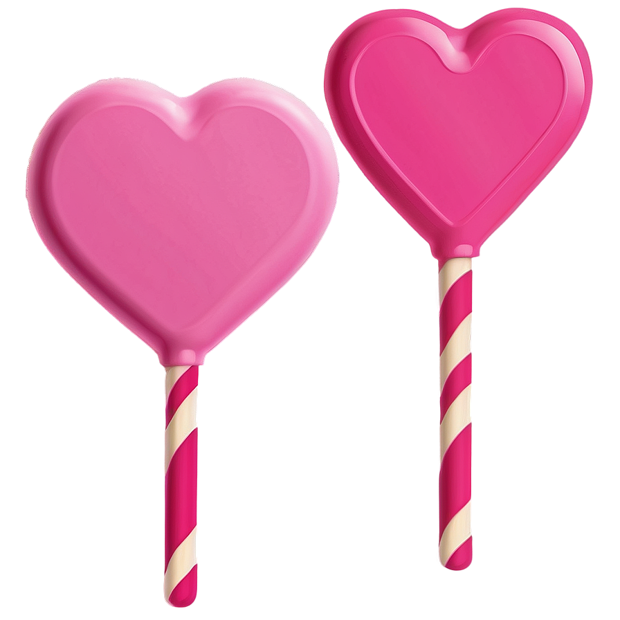 Pink Heart Lollipop Png 15