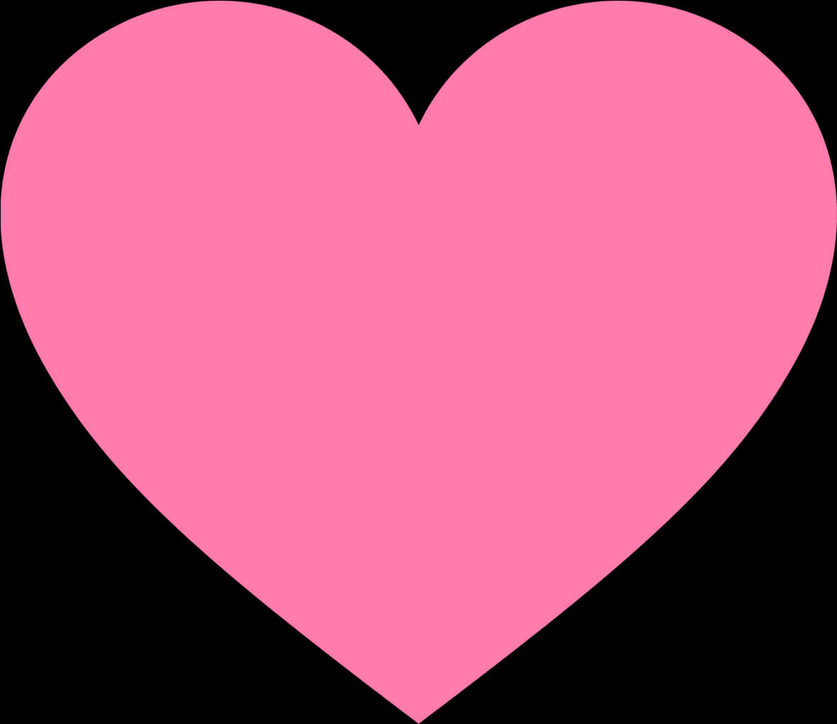 Pink Heart Shape Graphic