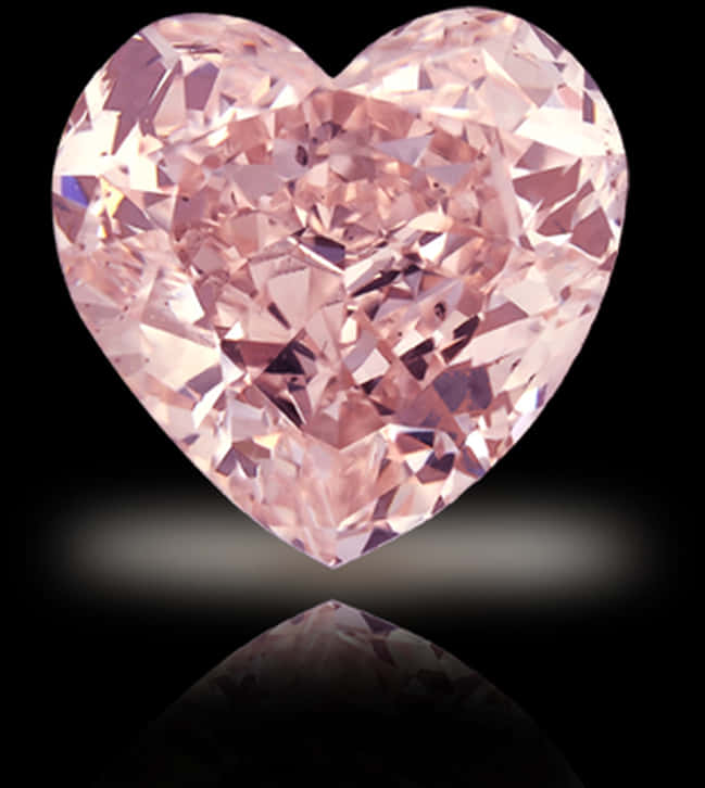 Pink Heart Shaped Gemstone