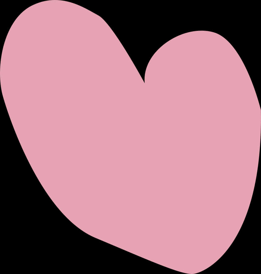 Pink Heart Silhouette