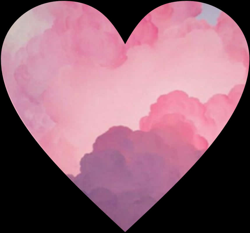 Pink Heart Smoke Effect