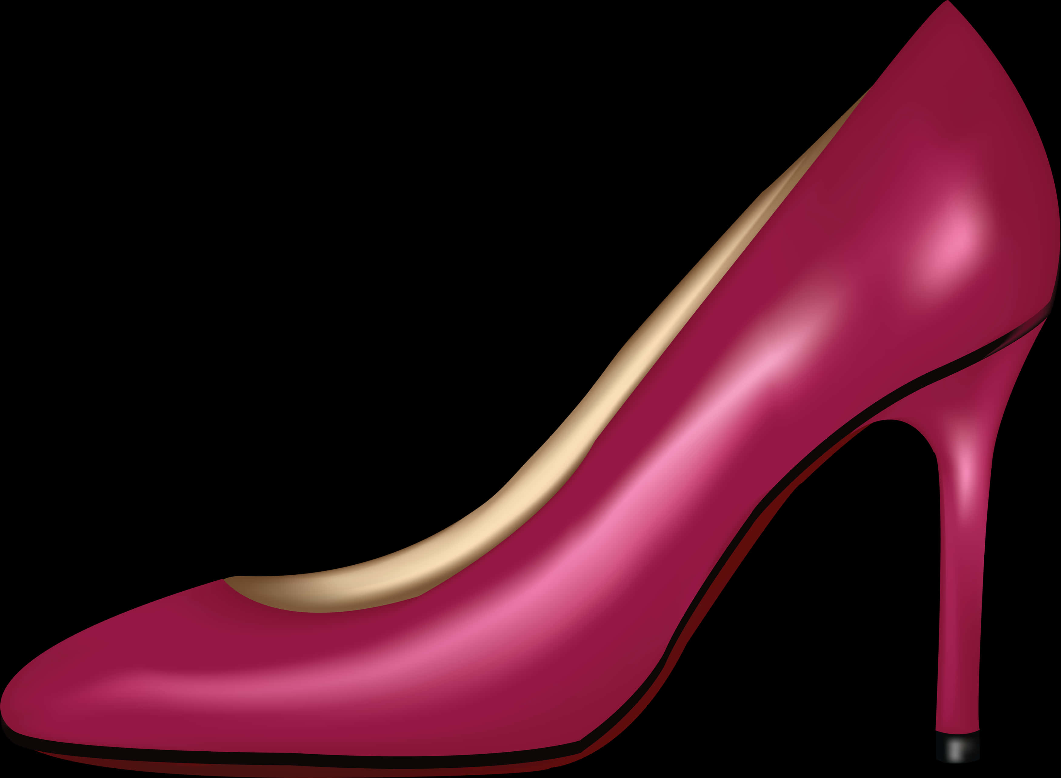 Pink High Heel Shoe Graphic