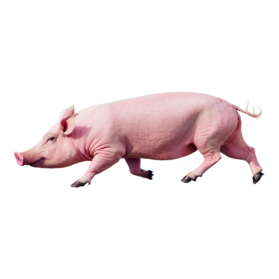 Pink Hog Png 4