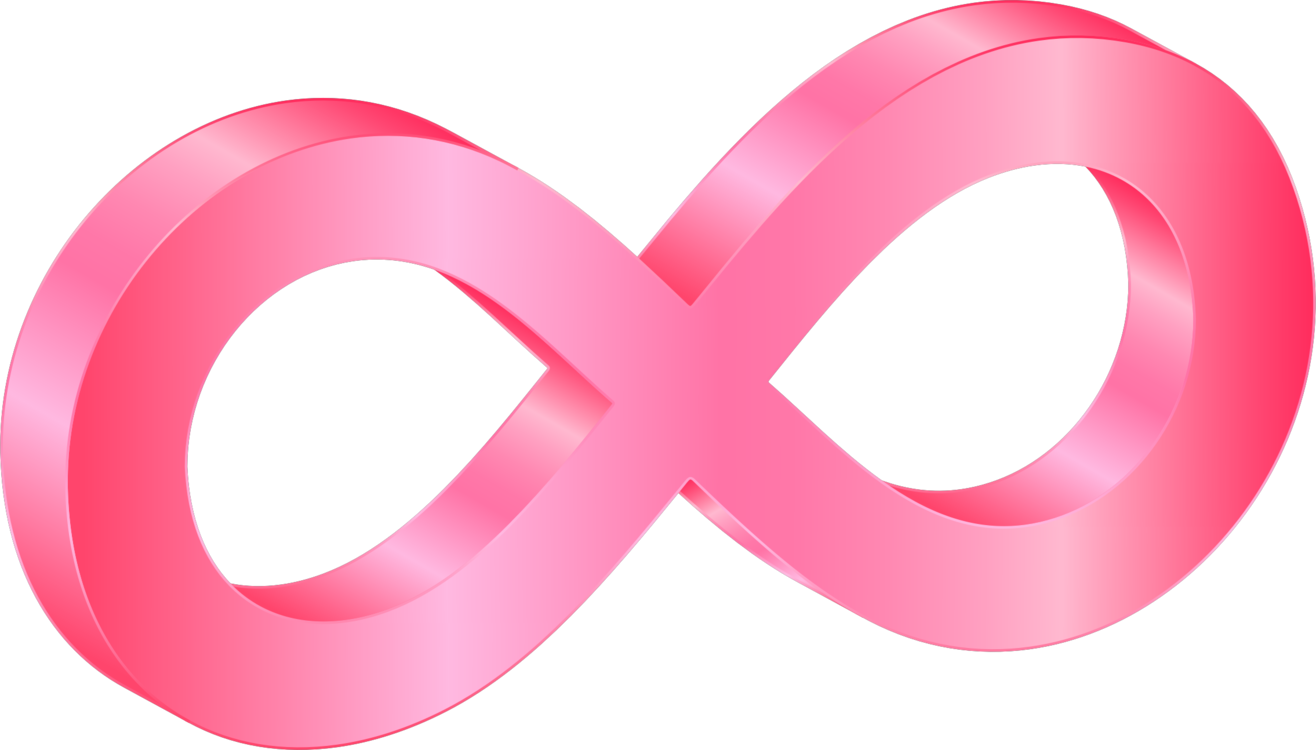 Pink Infinity Symbol Graphic