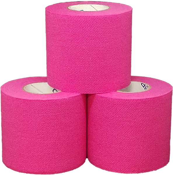 Pink Kinesiology Tape Rolls