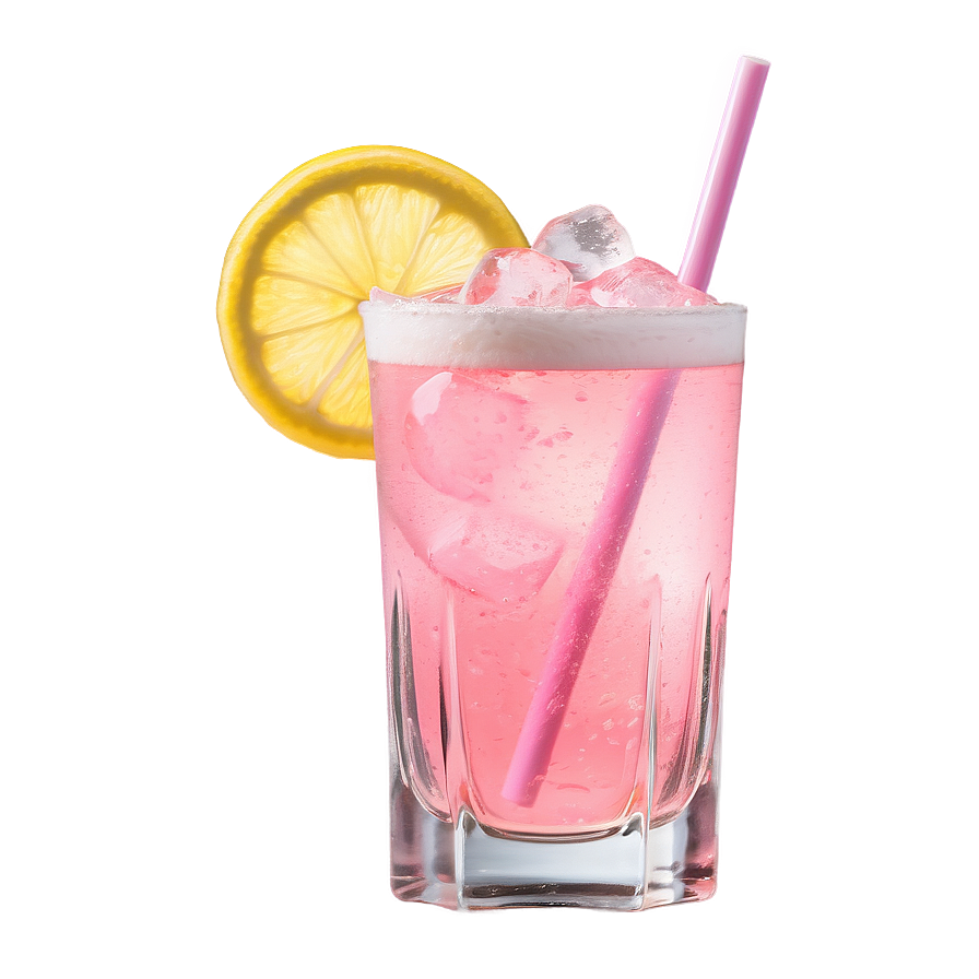 Pink Lemonade Fizz Cocktail Png Jbt47