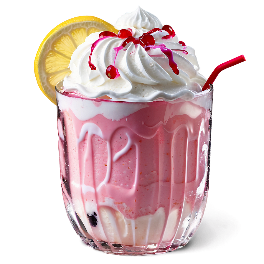 Pink Lemonade Ice Cream Float Png 20