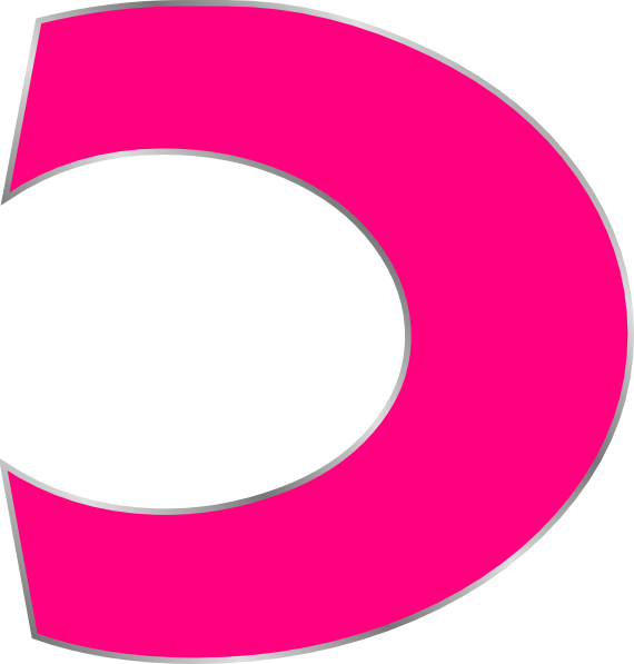 Pink Letter C Graphic