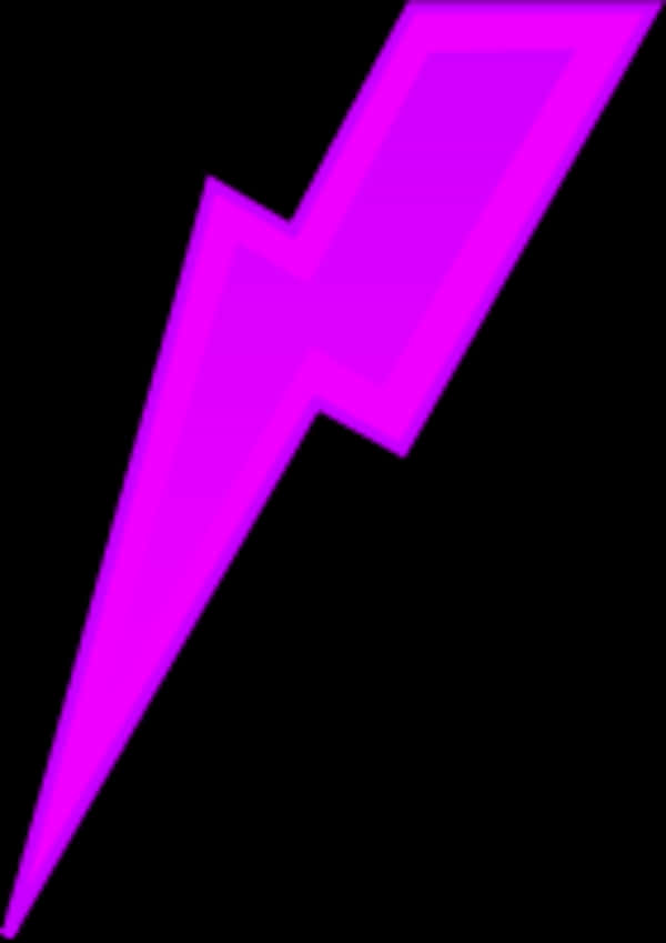 Pink Lightning Bolt Graphic