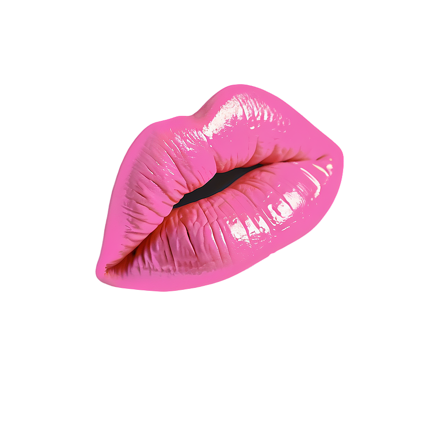 Pink Lips Close-up Png 19