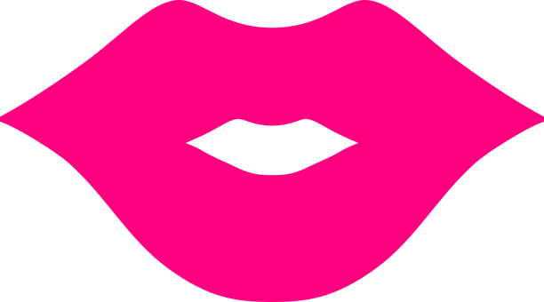 Pink Lips Graphic