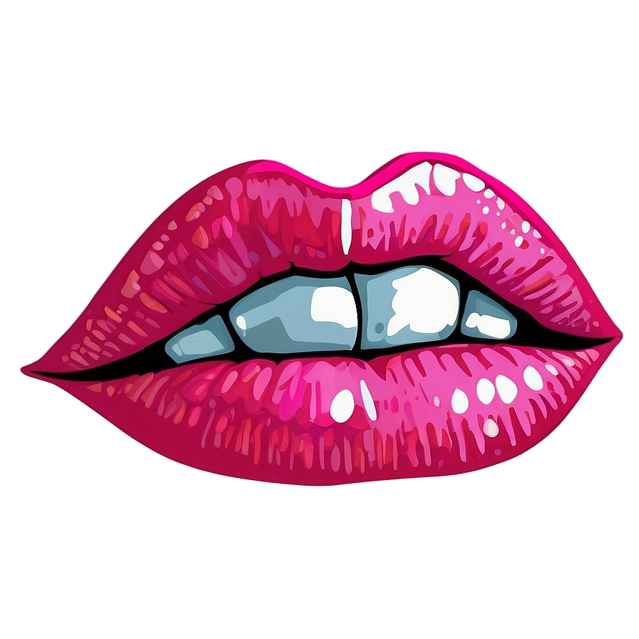 Pink Lips With Diamonds Png 06212024