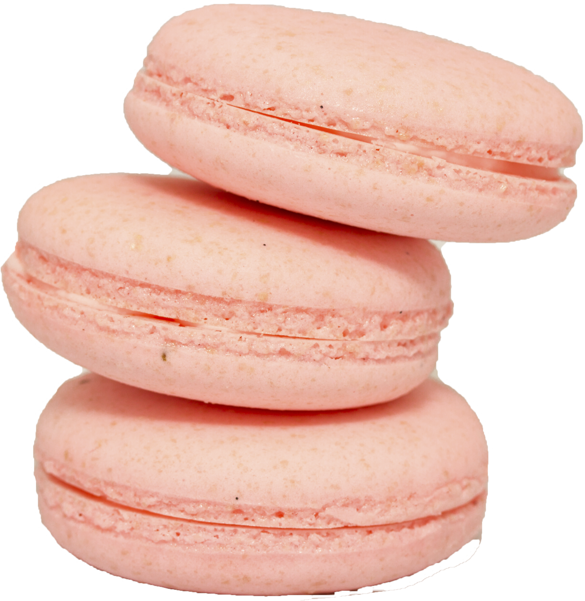 Pink Macarons Stacked