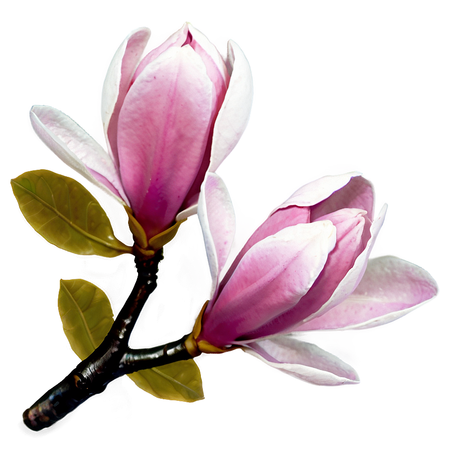 Pink Magnolia Close-up Png 9