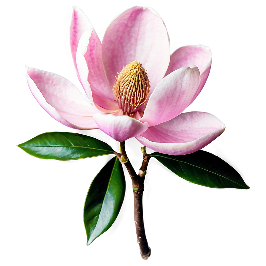 Pink Magnolia Close-up Png Reu