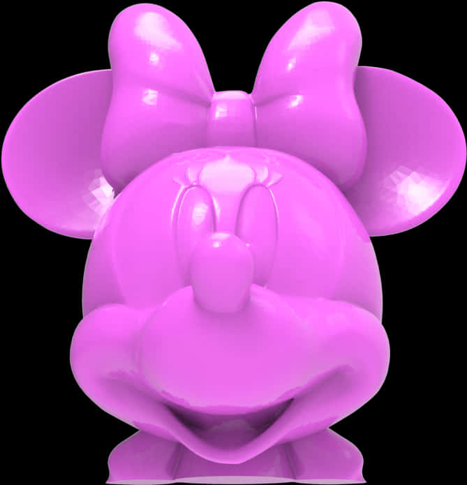 Pink Minnie Mouse Balloon Sculpture