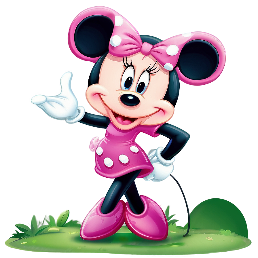 Pink Minnie Mouse Creative Design Png Csi