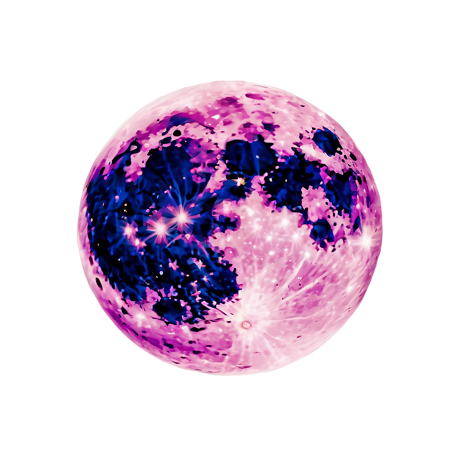 Pink Moon In Gothic Style Png Qfy19