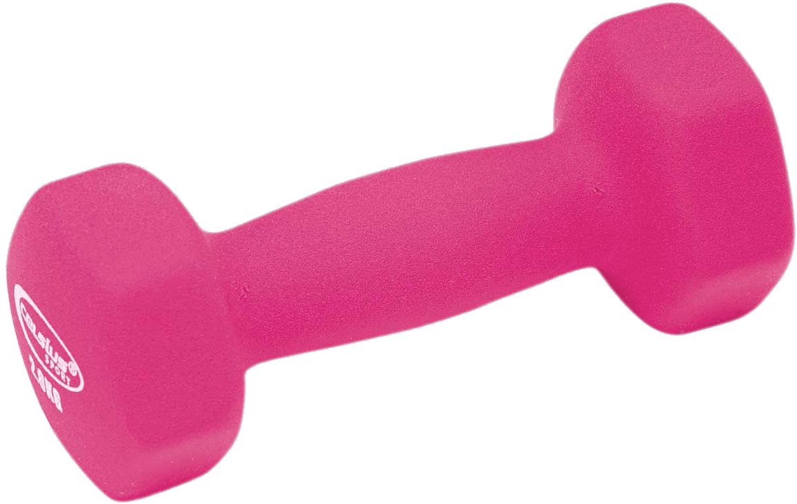 Pink Neoprene Coated Dumbbell