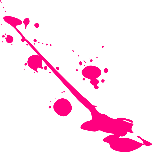 Pink Paint Splatter Graphic