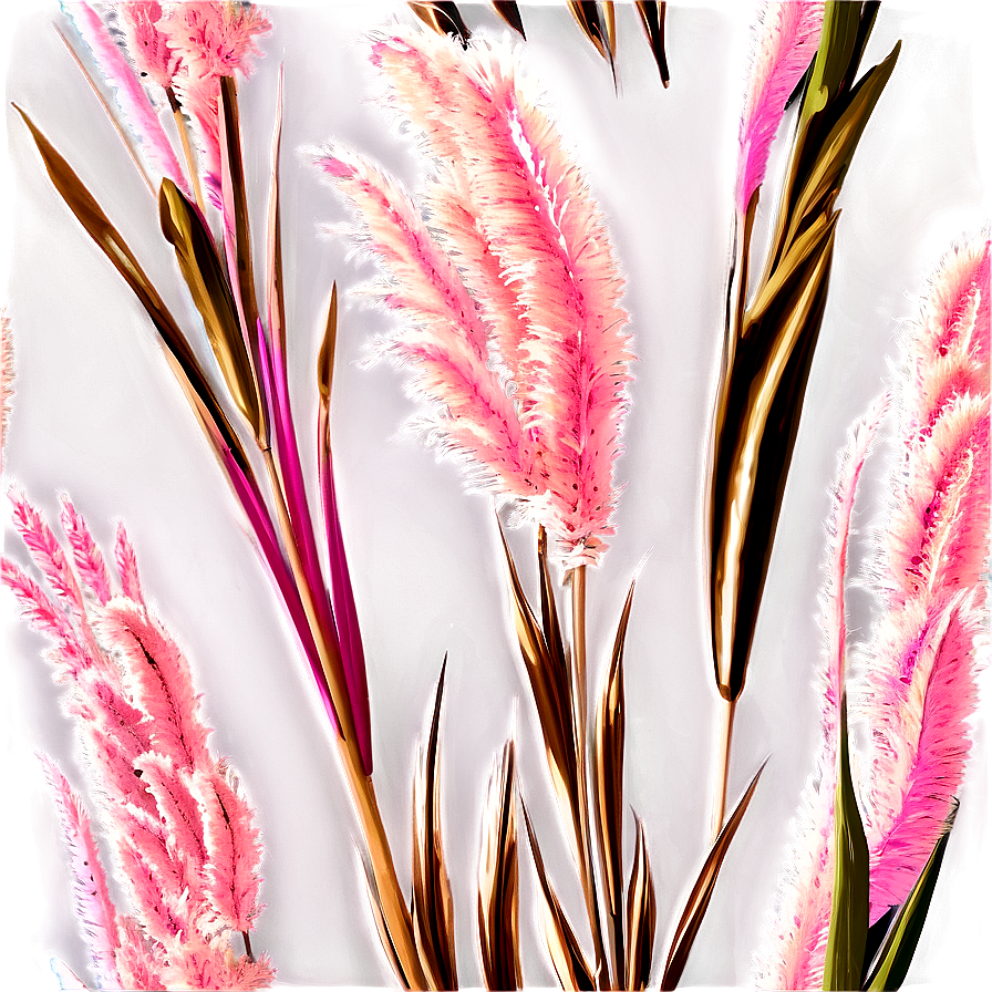 Pink Pampas Grass Png Uit