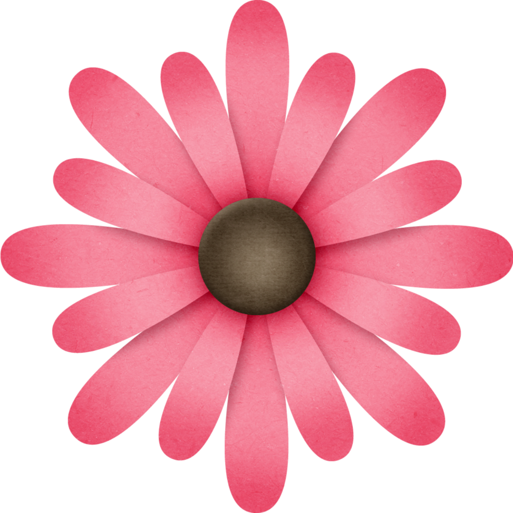 Pink Paper Daisy Graphic