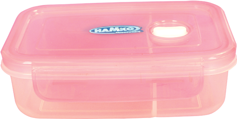 Pink Plastic Tiffin Box