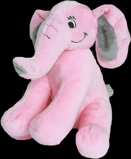 Pink Plush Elephant Toy