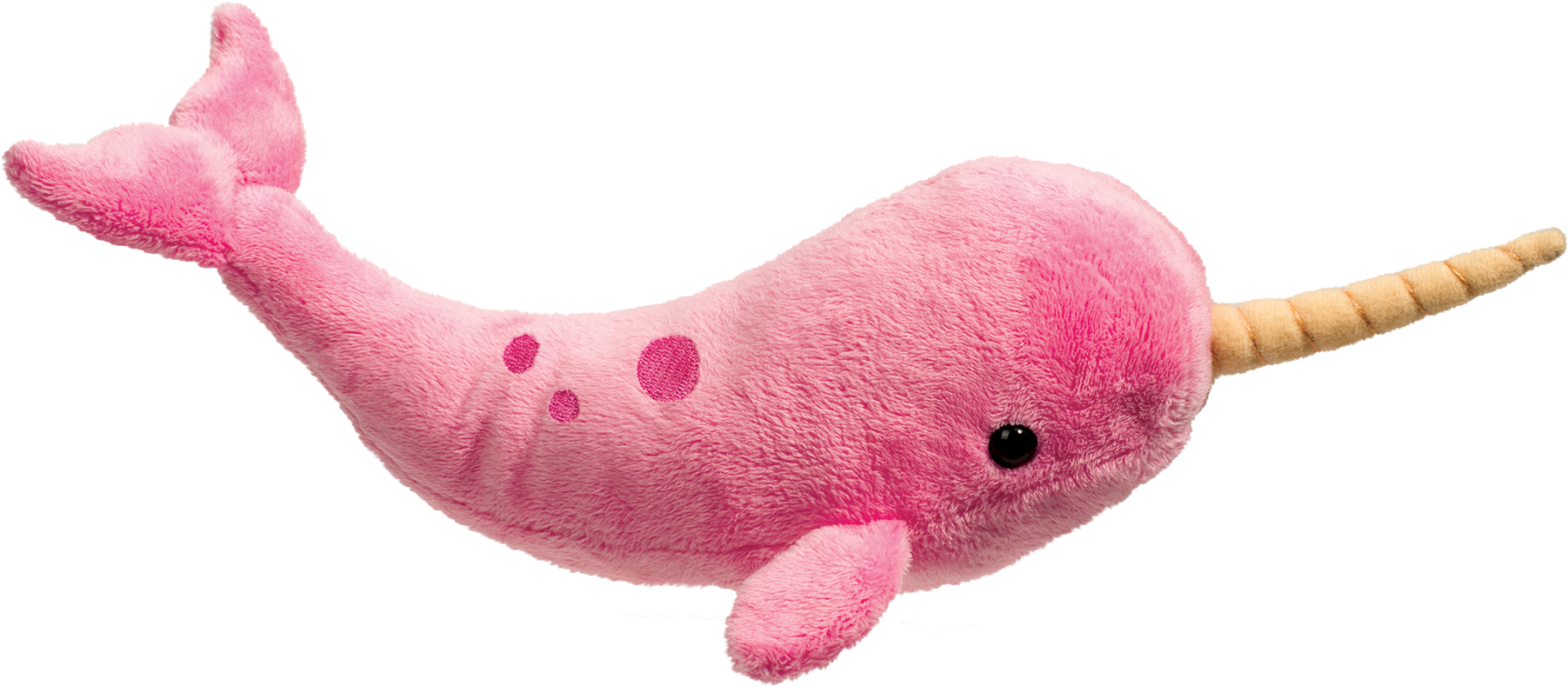 Pink Plush Narwhal Toy