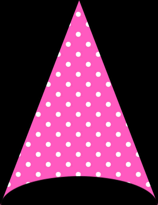 Pink Polka Dot Party Hat