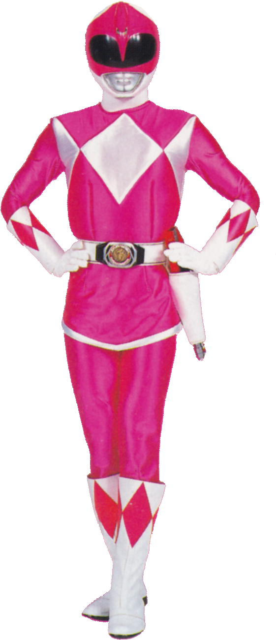 Pink Power Ranger Pose