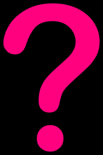 Pink Question Mark Clipart