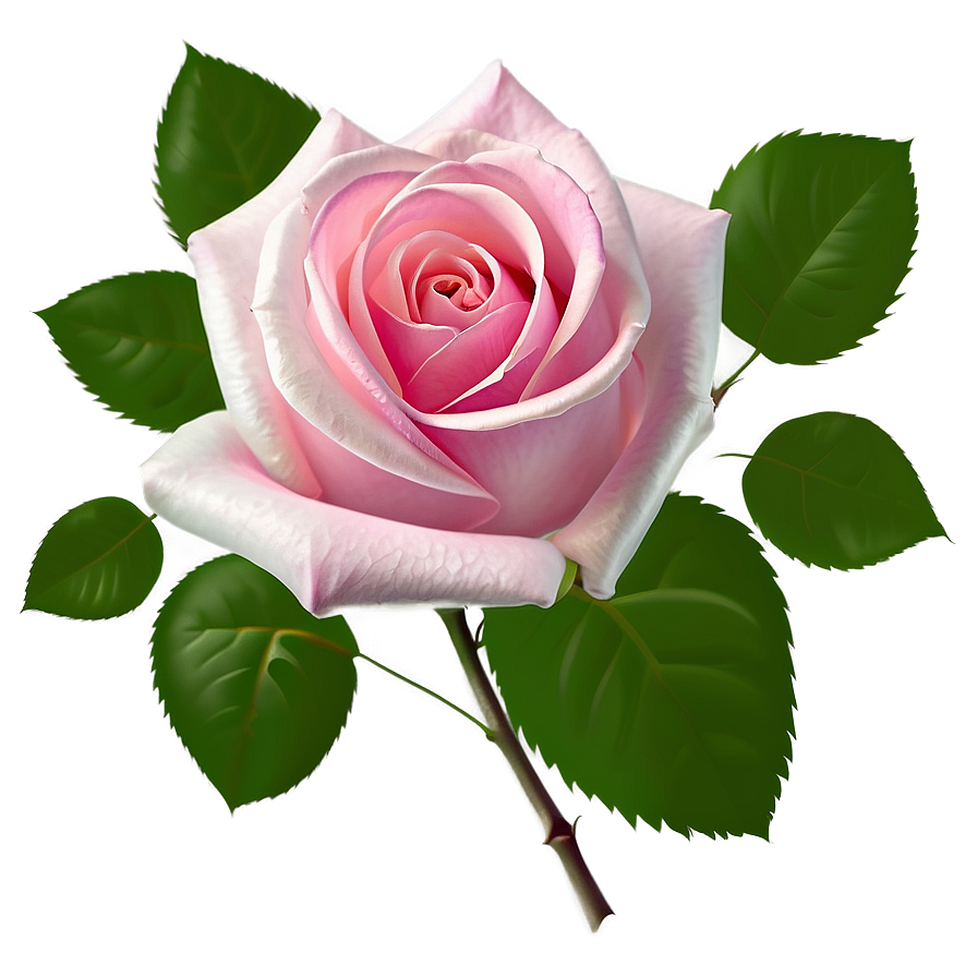 Pink Rose Art Png 90