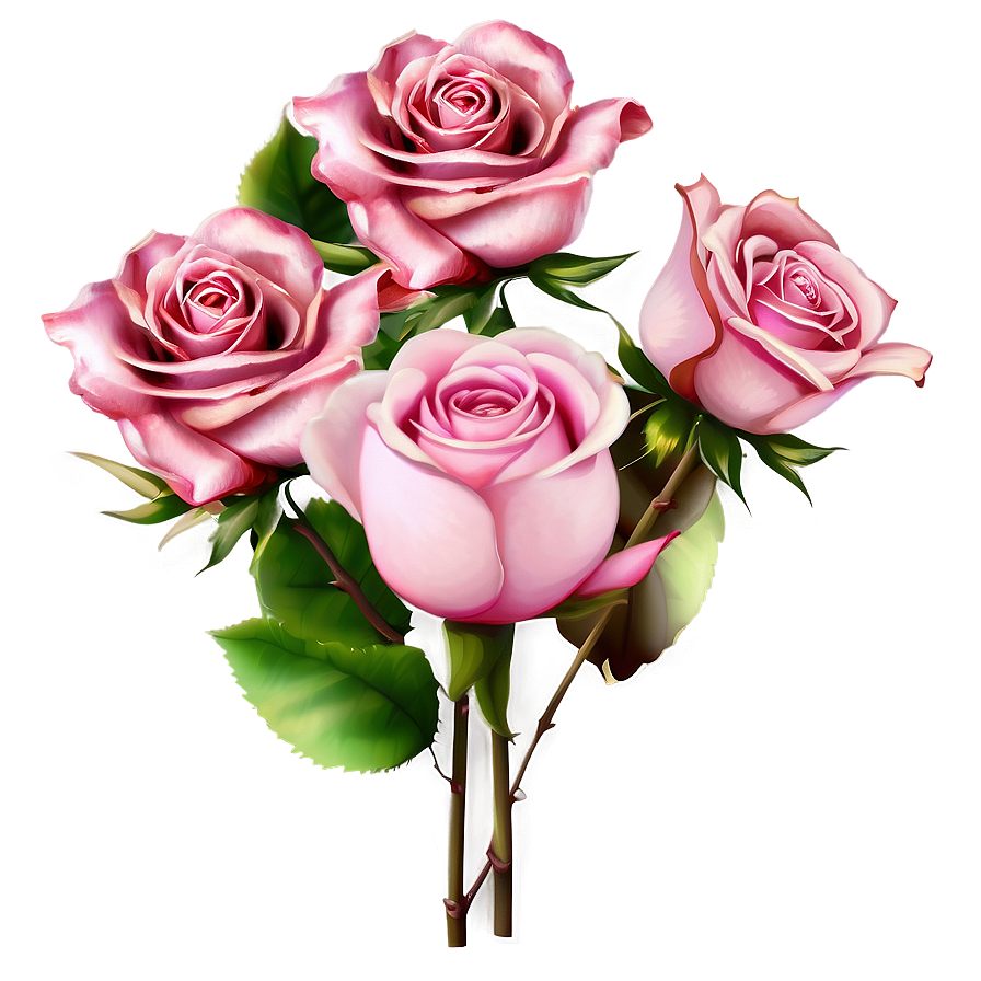 Pink Roses A